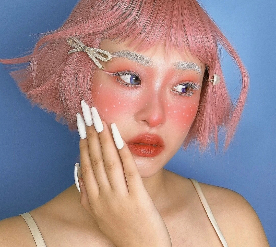 NIGO Celing Logo Design Brass Crystal Rhodium Plated Rhinestone Hair Clip Women's Silver #nigo317355