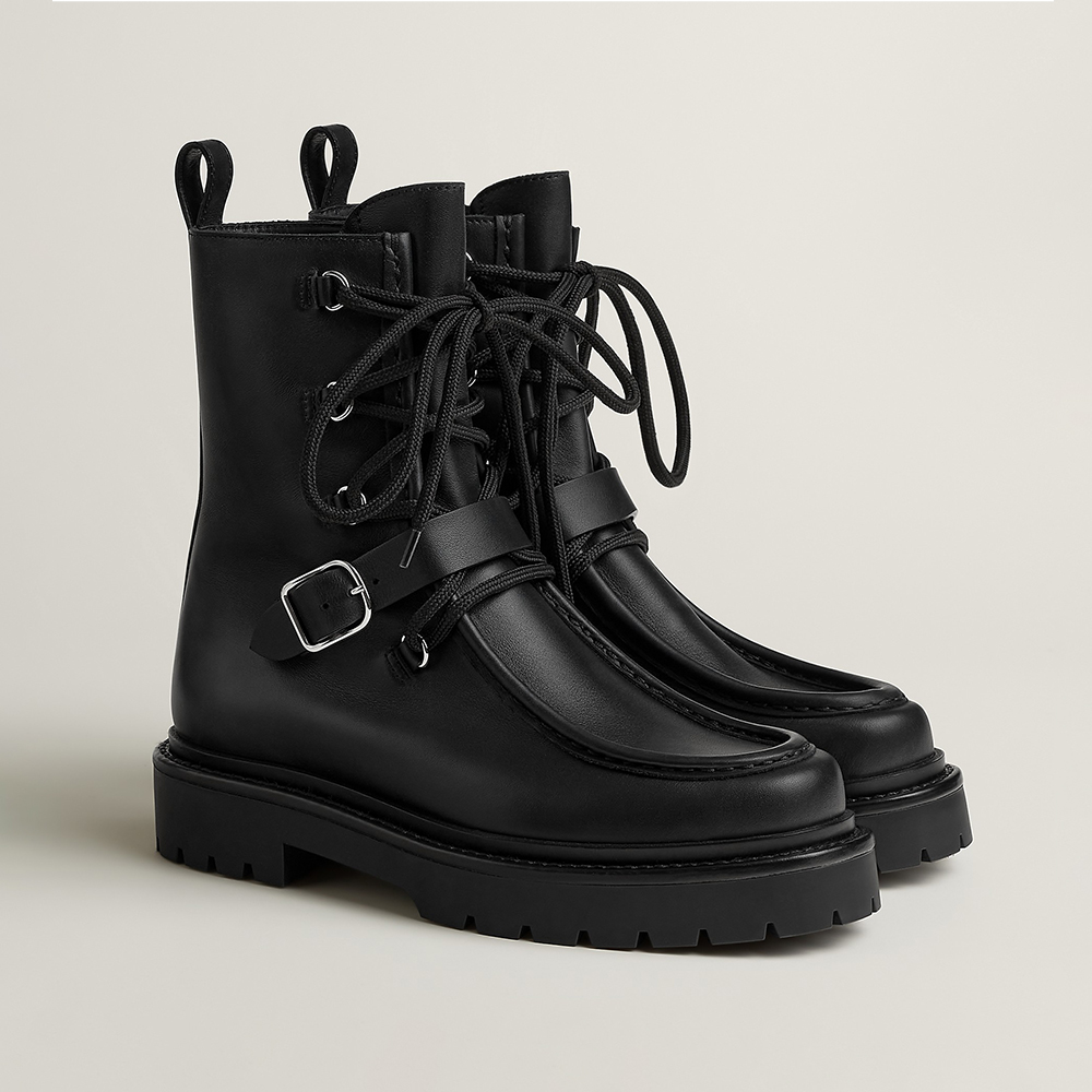 NIGO Hermès Women's Land ankle boot Black #nigo330321