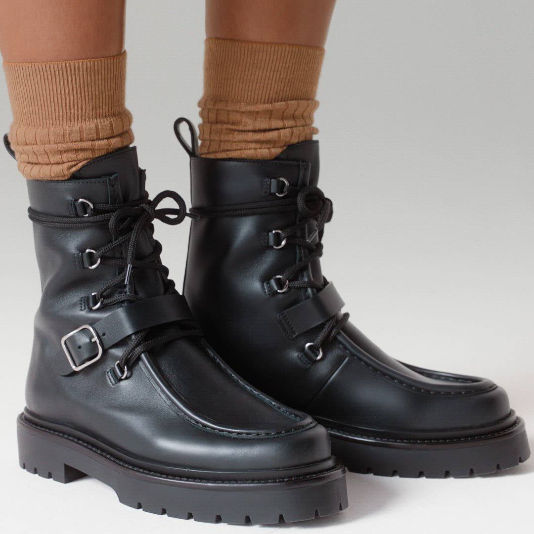 NIGO Hermès Women's Land ankle boot Black #nigo330321