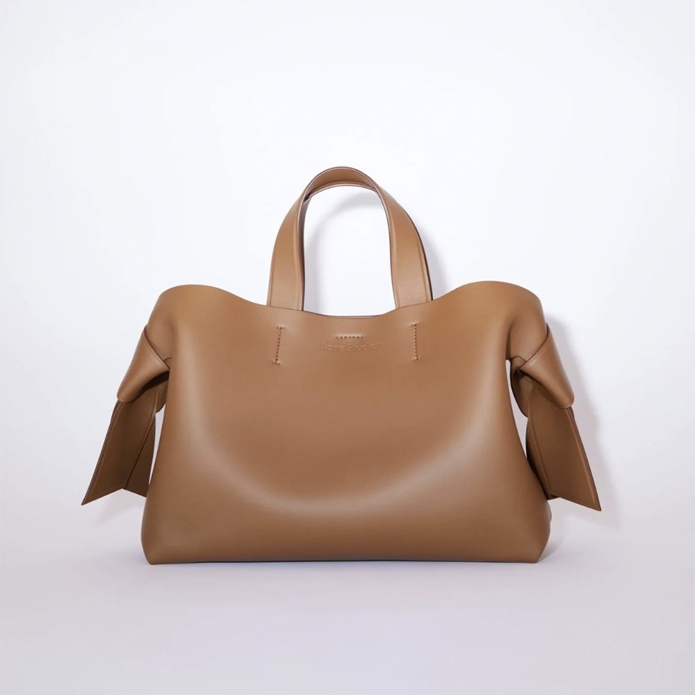 NIGO Acne Studios Tote Twisted Knot Decoration Engraved Logo Magnetic Closure Crossbody Bag #nigo332333