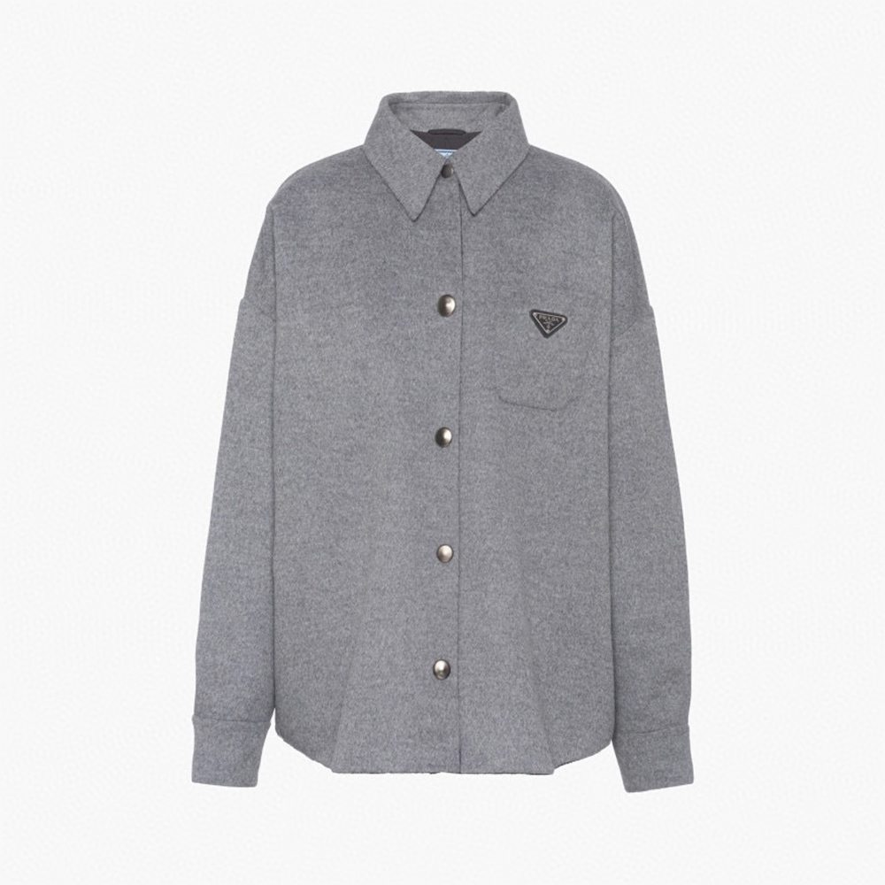 NIGO Prada Logo Women's  Solid Color Plain Knit Shirt Style Jacket #372092