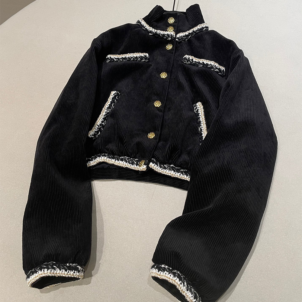 NIGO Chanel Women's 25K Single Breasted Long Sleeve Crew Neck Jacket #nigo333467