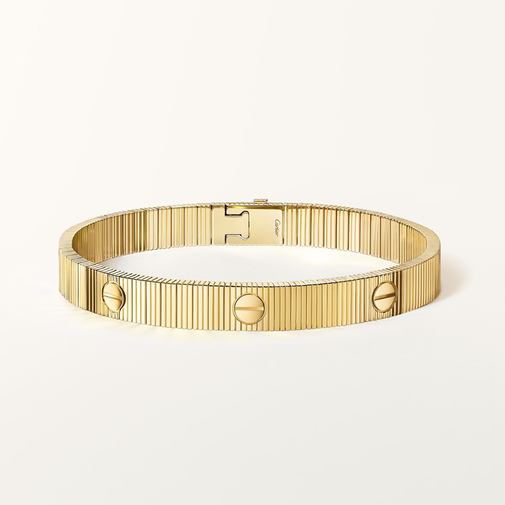 NIGO Cartier Women's Love Unlimited Bracelet Flexible Yellow Gold #nigo333421