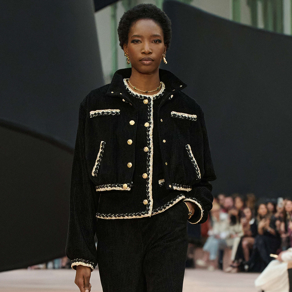 NIGO Chanel Women's 25K Single Breasted Long Sleeve Crew Neck Jacket #nigo333467