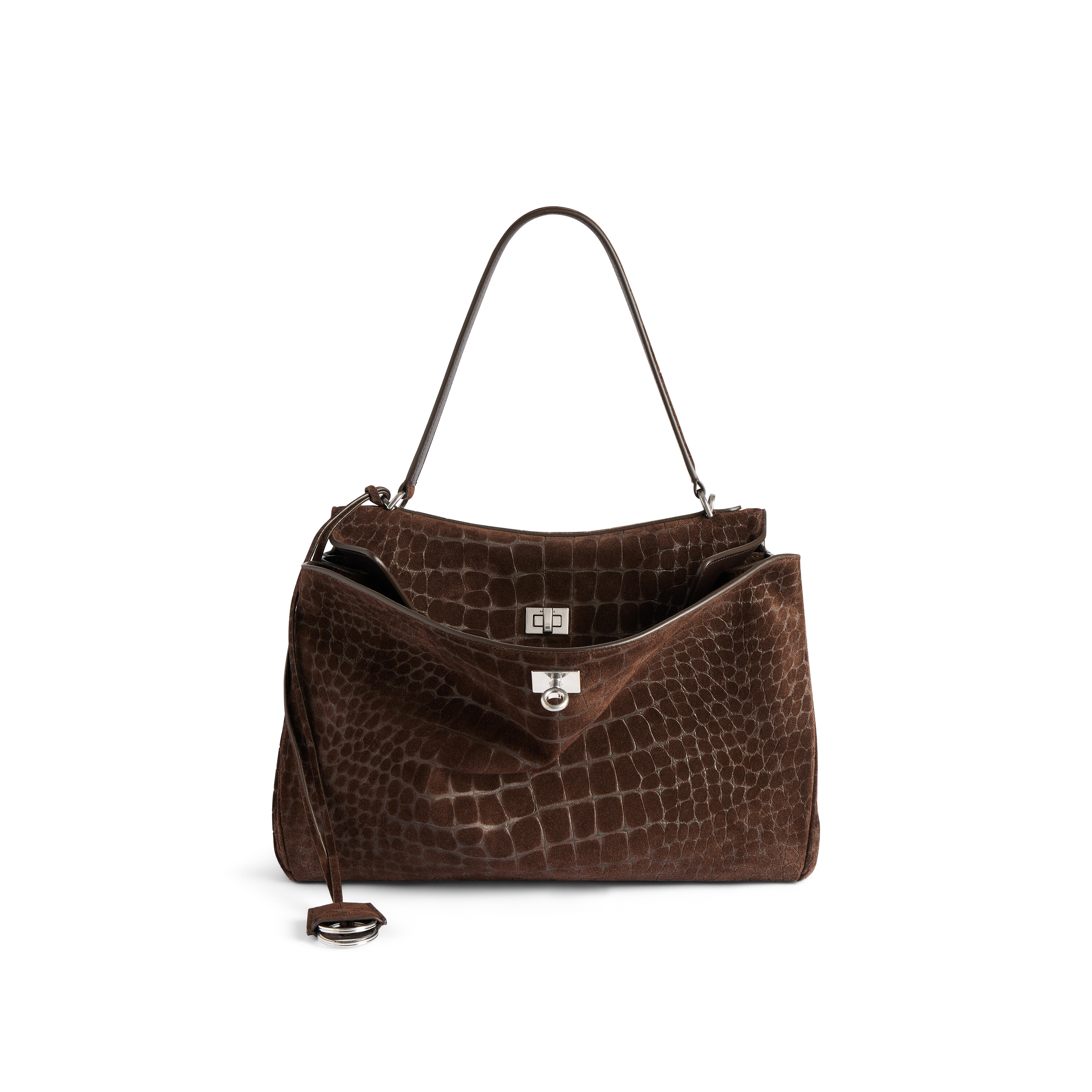 NIGO Balenciaga Women's Rodeo Handbag Medium Dark Brown #nigo333497