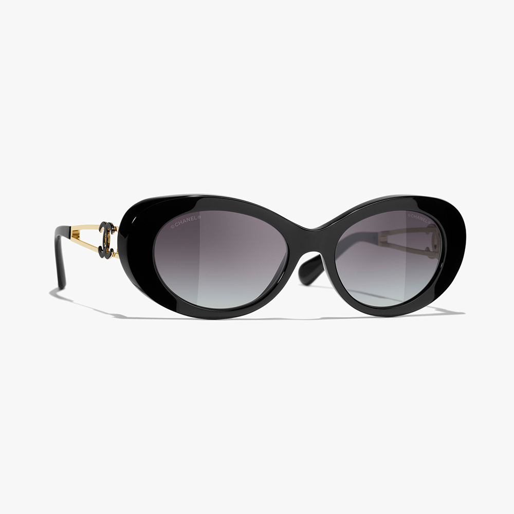 NIGO CHANEL Sunglasses Oval Sunglasses acetate metal #nigo333540
