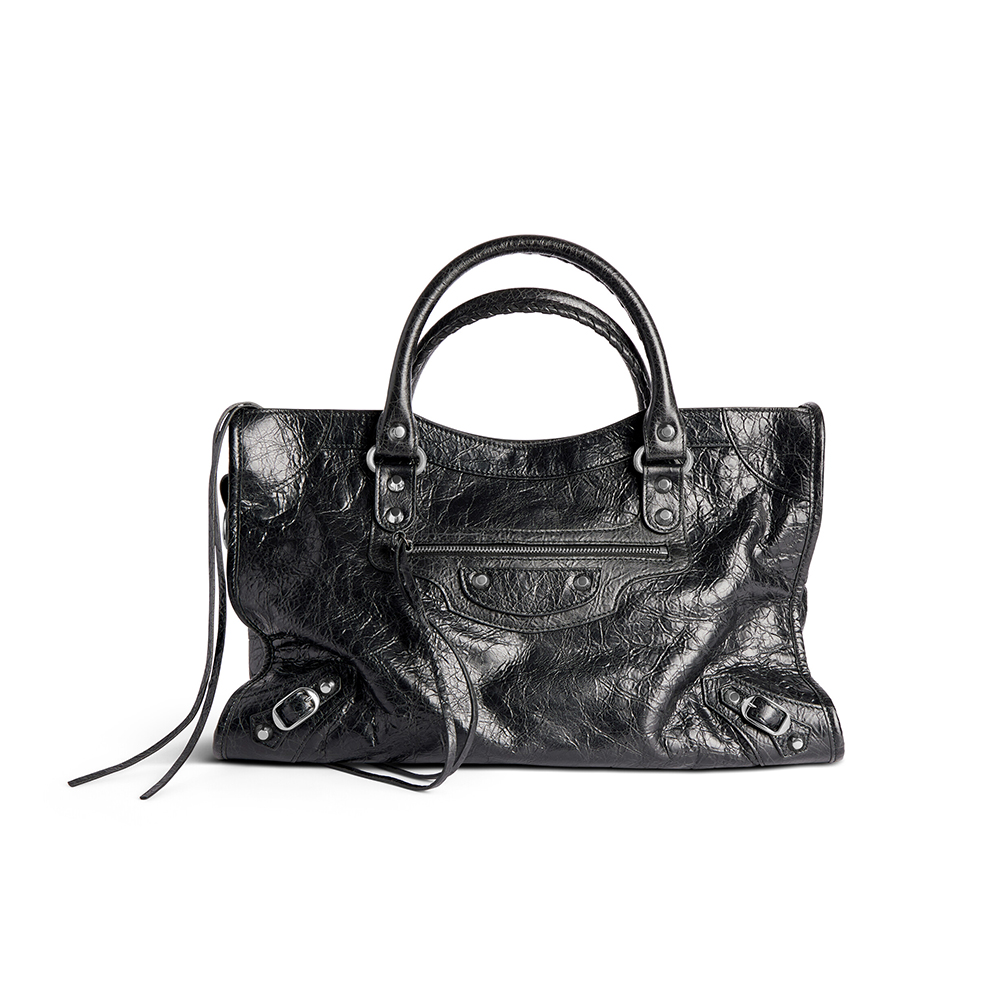 NIGO Balenciaga Le City Bag Medium in Black #nigo333603