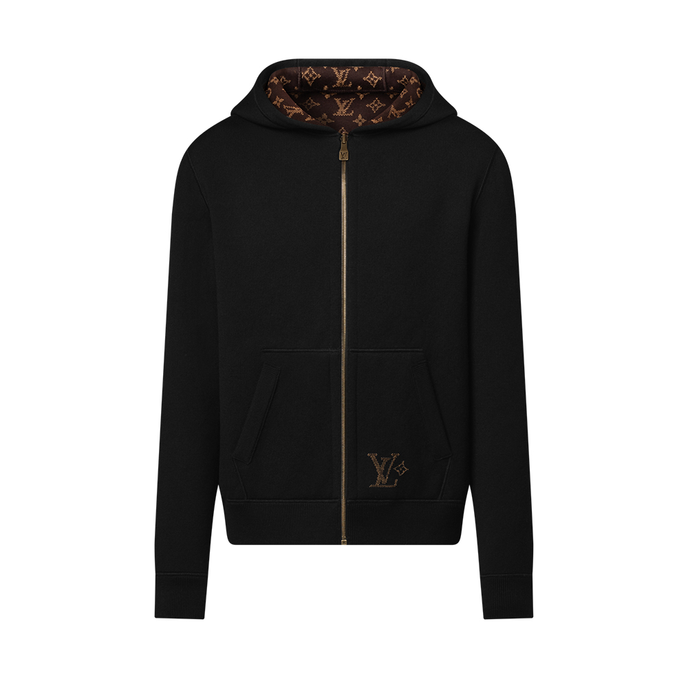 NIGO Louis Vuitton Monogram Reversible Double Face Hooded Blouson #nigo333583
