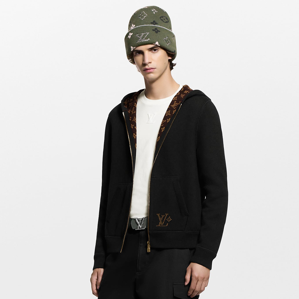 NIGO Louis Vuitton Monogram Reversible Double Face Hooded Blouson #nigo333583