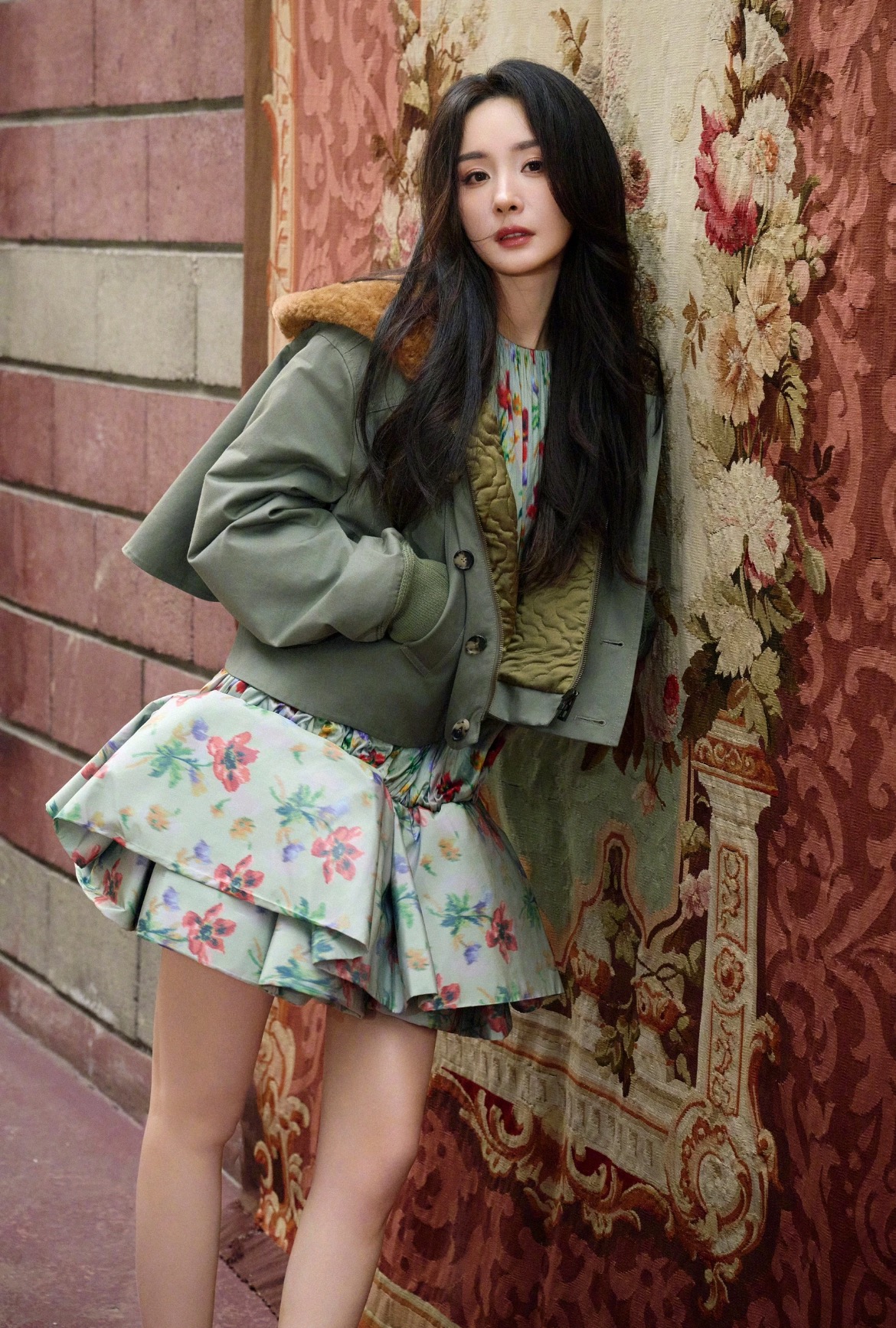 NIGO Loewe Short Parka Cotton Green #nigo333650