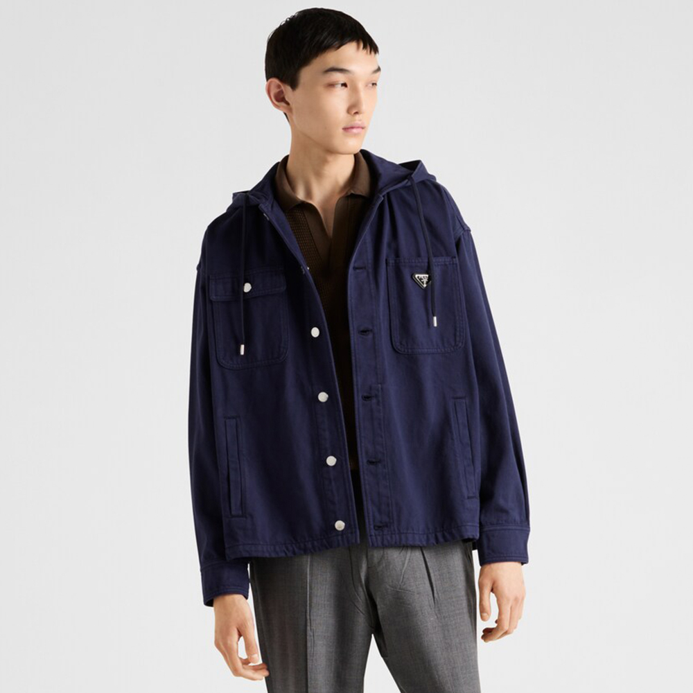 NIGO Prada Denim Hooded Jacket #nigo333637