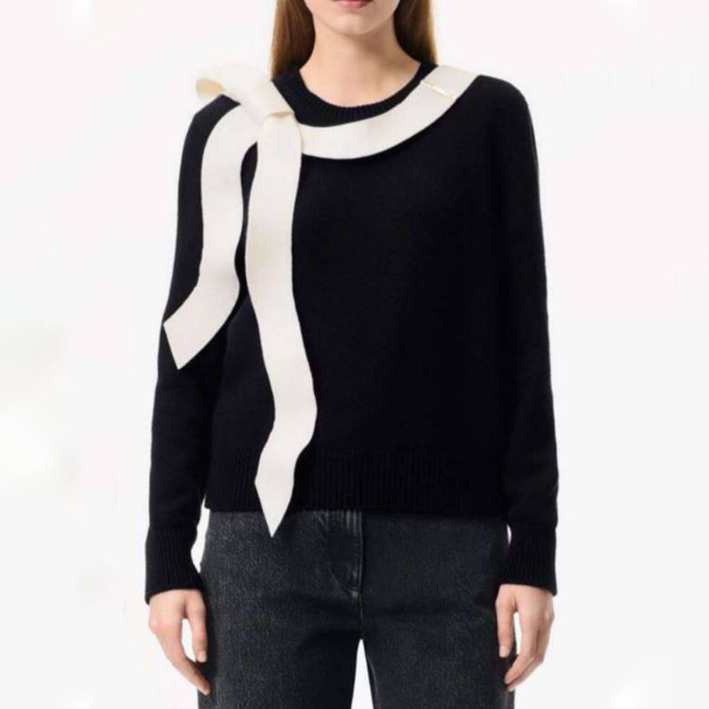 NIGO Chanel Sweater Cashmere Black and Cream #nigo333640