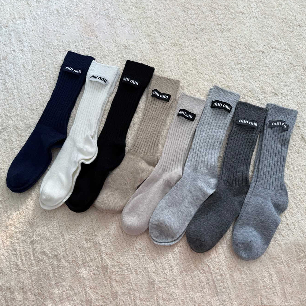 NIGO MiuMiu Wool Label Mid-calf Socks #nigo333706