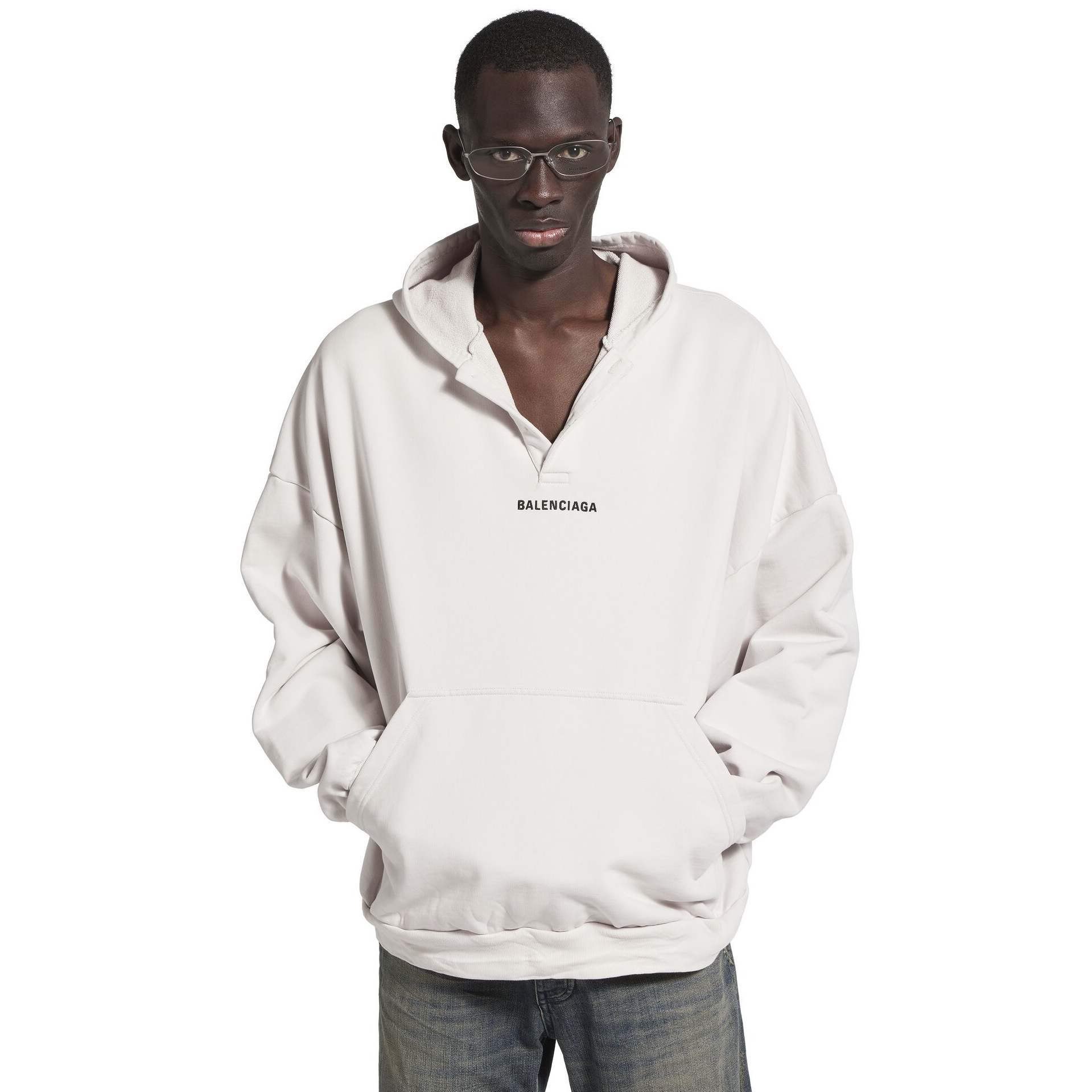 NIGO Balenciaga Polo Collar Hooded Sweatshirt #nigo333810