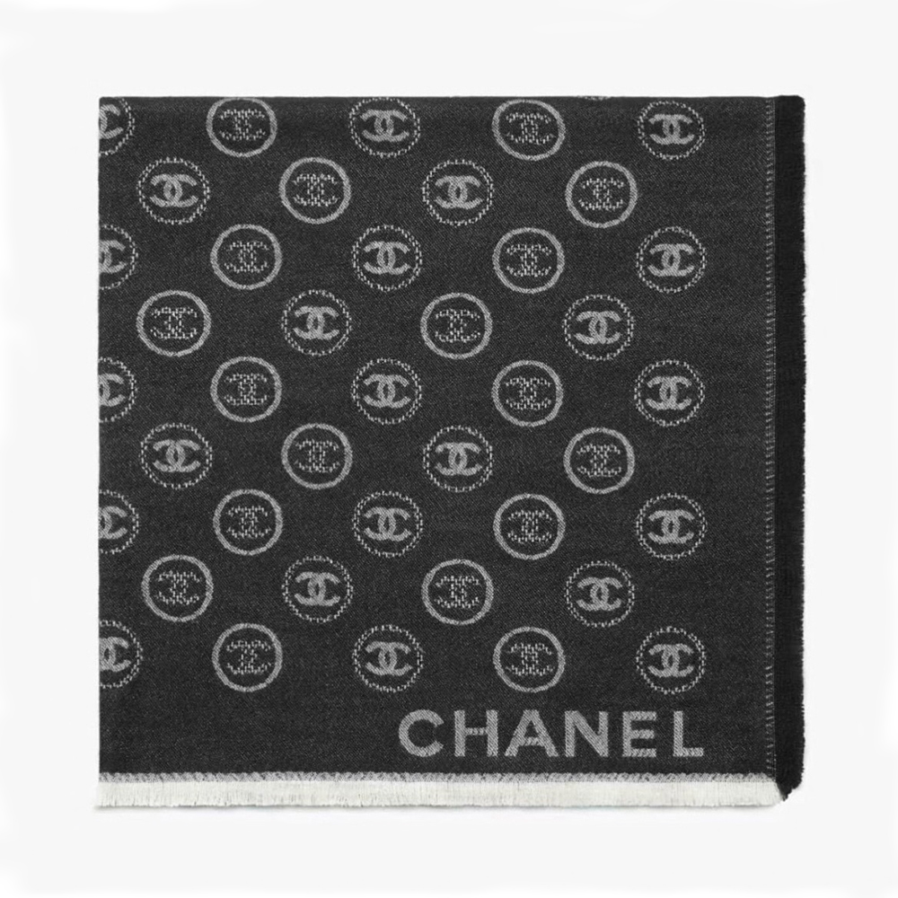 NIGO Chanel Reversible Jacquard Scarf Shawl #nigo333868