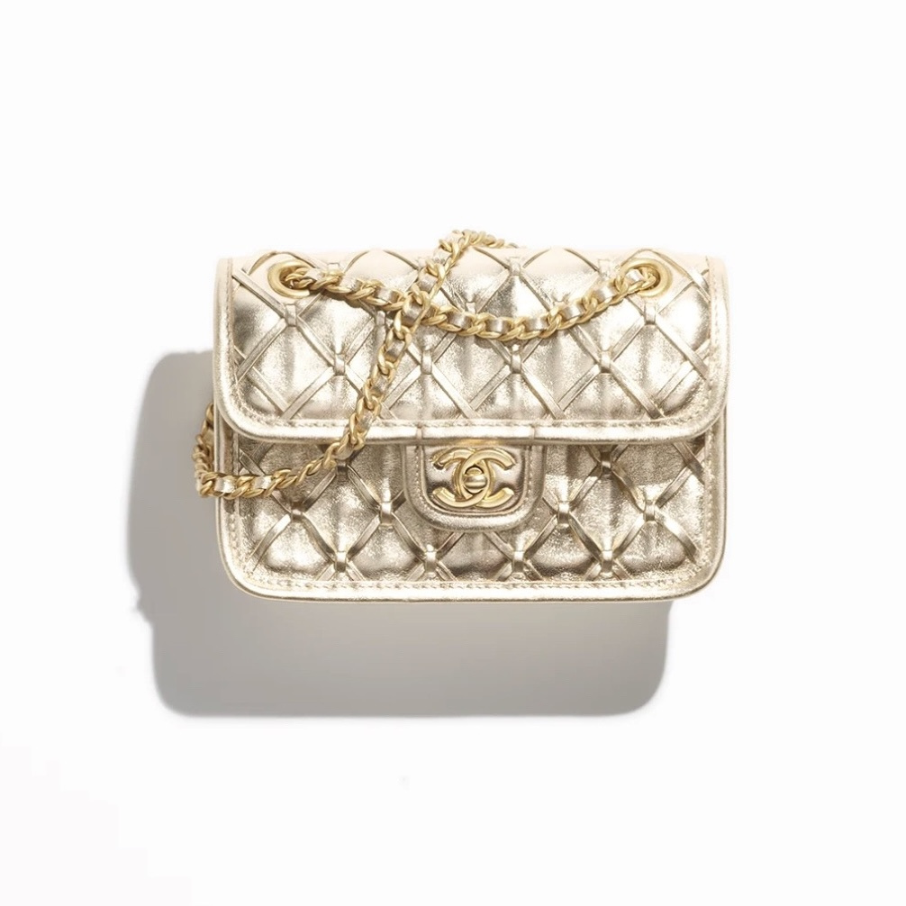 NIGO Chanel Metallic Braid Mini Shoulder Bag #nigo317579