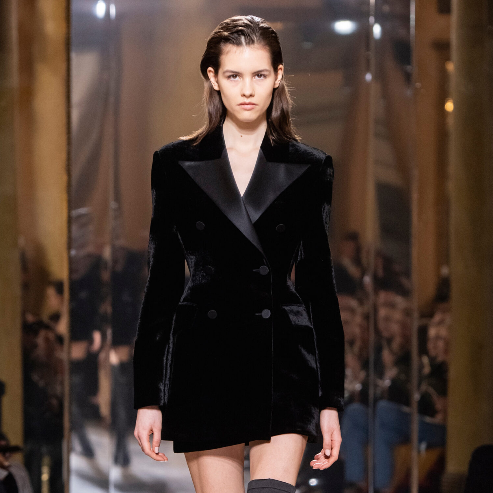 NIGO Saint Laurent Women's Velvet Blazer #nigo333904