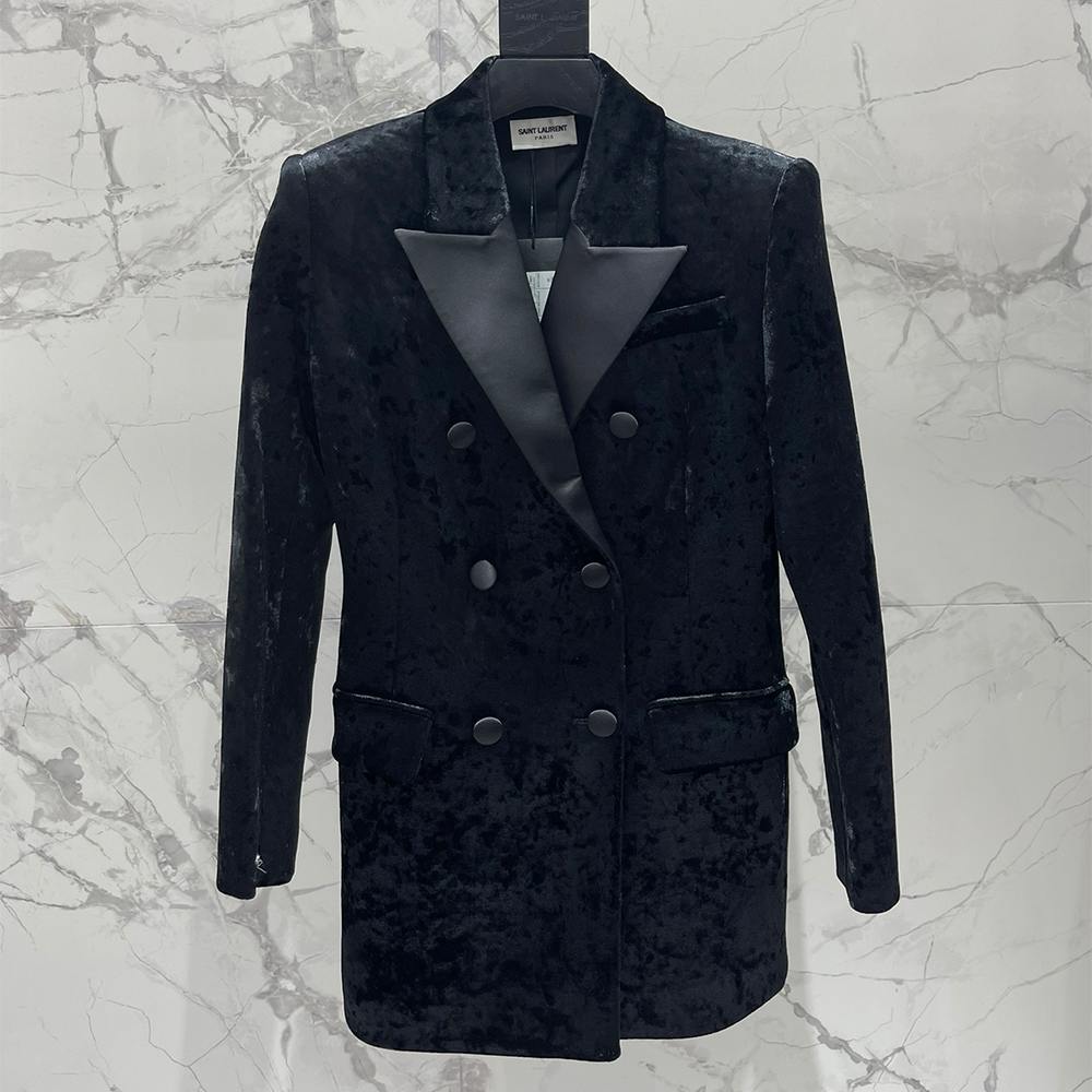 NIGO Saint Laurent Women's Velvet Blazer #nigo333904