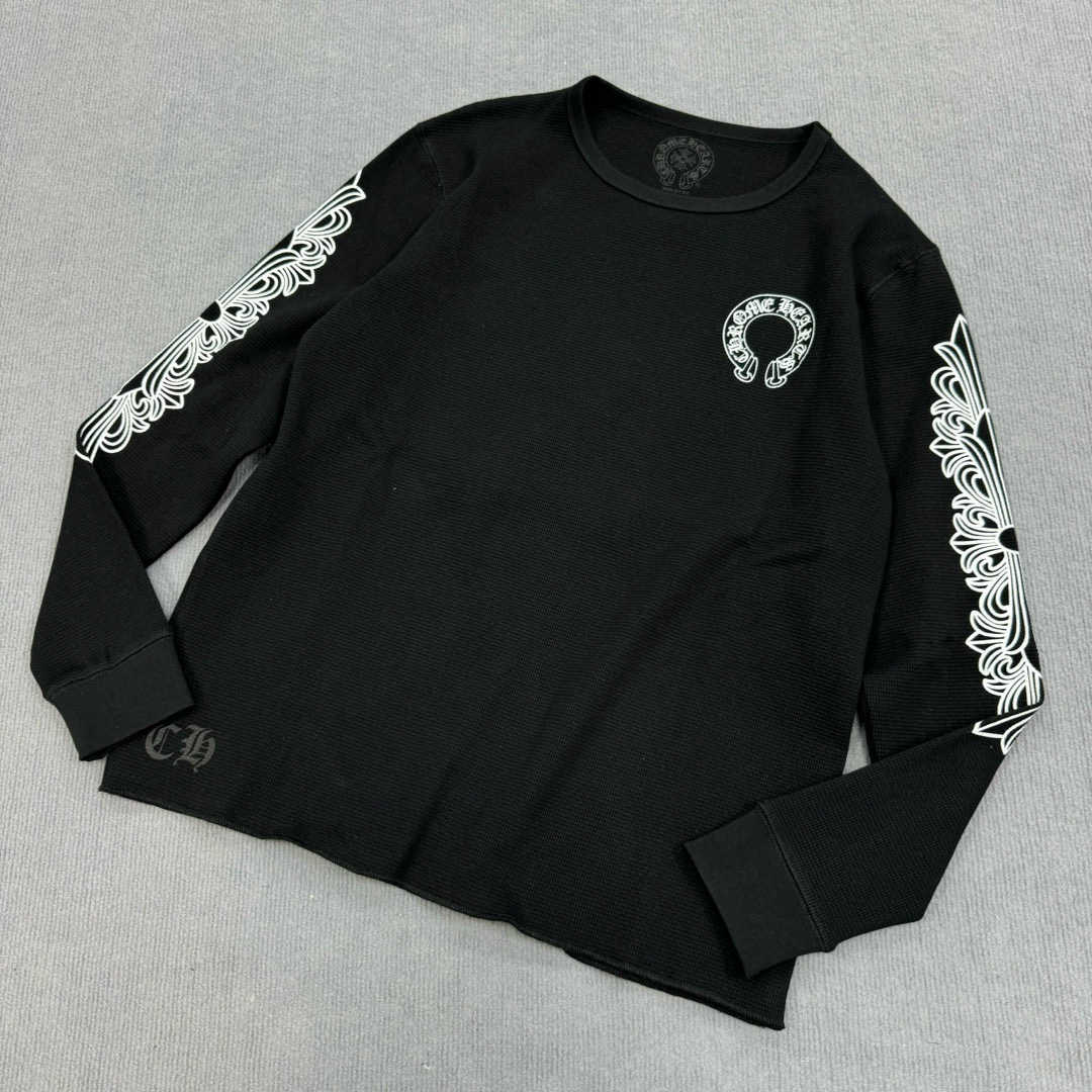 Chrome Hearts Waffle Flower Cross Long Sleeve T-Shirt #nigo305696
