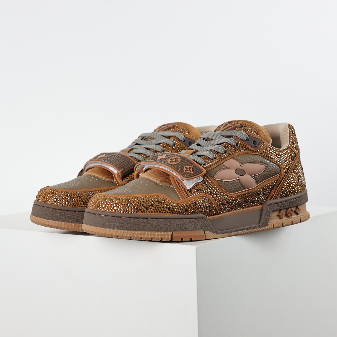 NIGO Louis Vuitton Rhinestone Color Series Tariner Sneakers #nigo333744