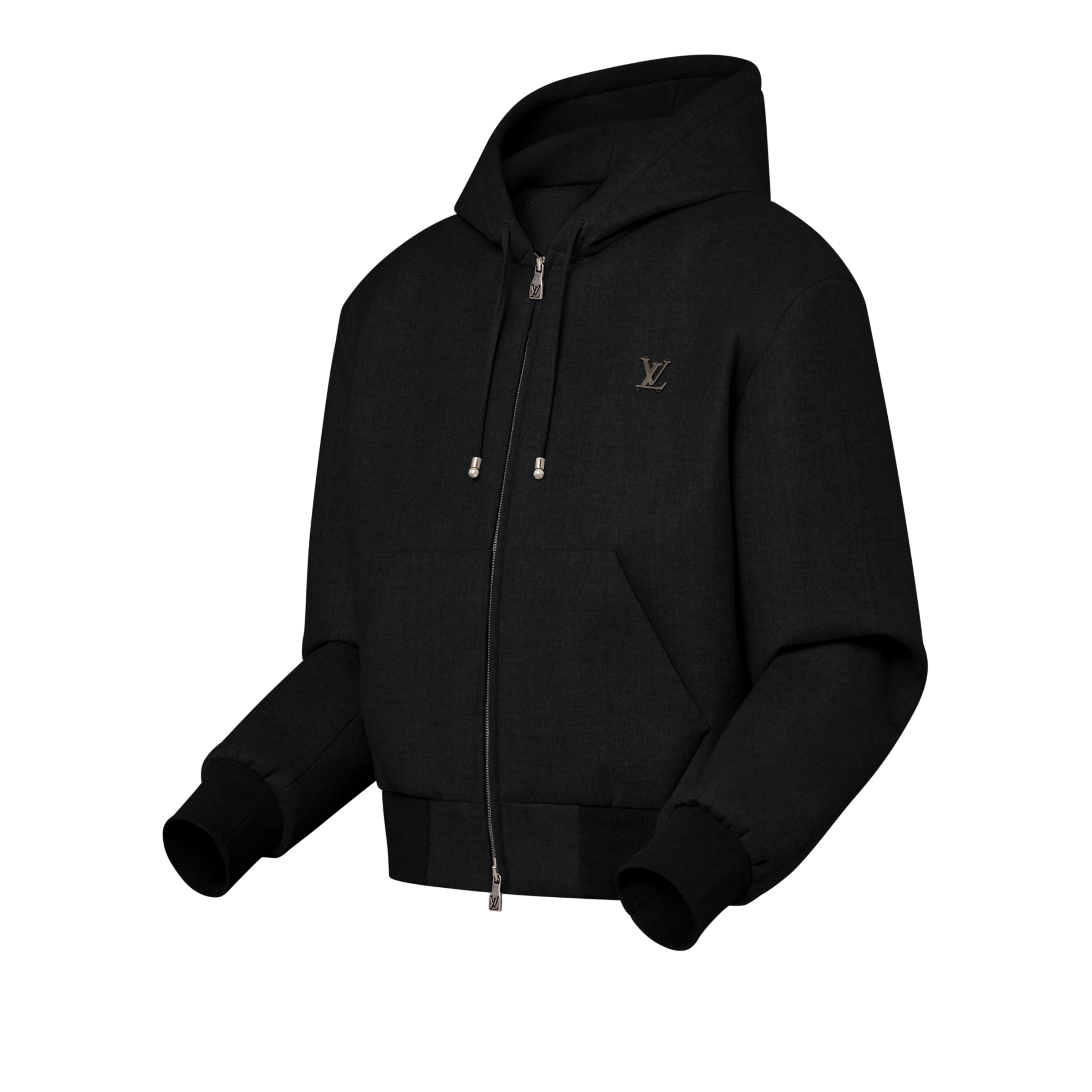 NIGO Louis Vuitton Tailored Technical Wool Hooded Blouson #nigo334039