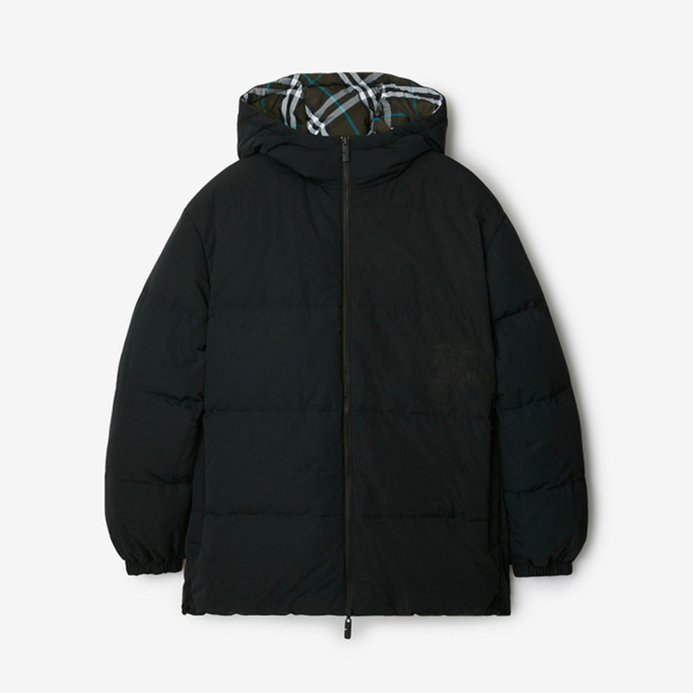 NIGO Burberry Reversible Check Nylon Puffer Jacket  #nigo334021