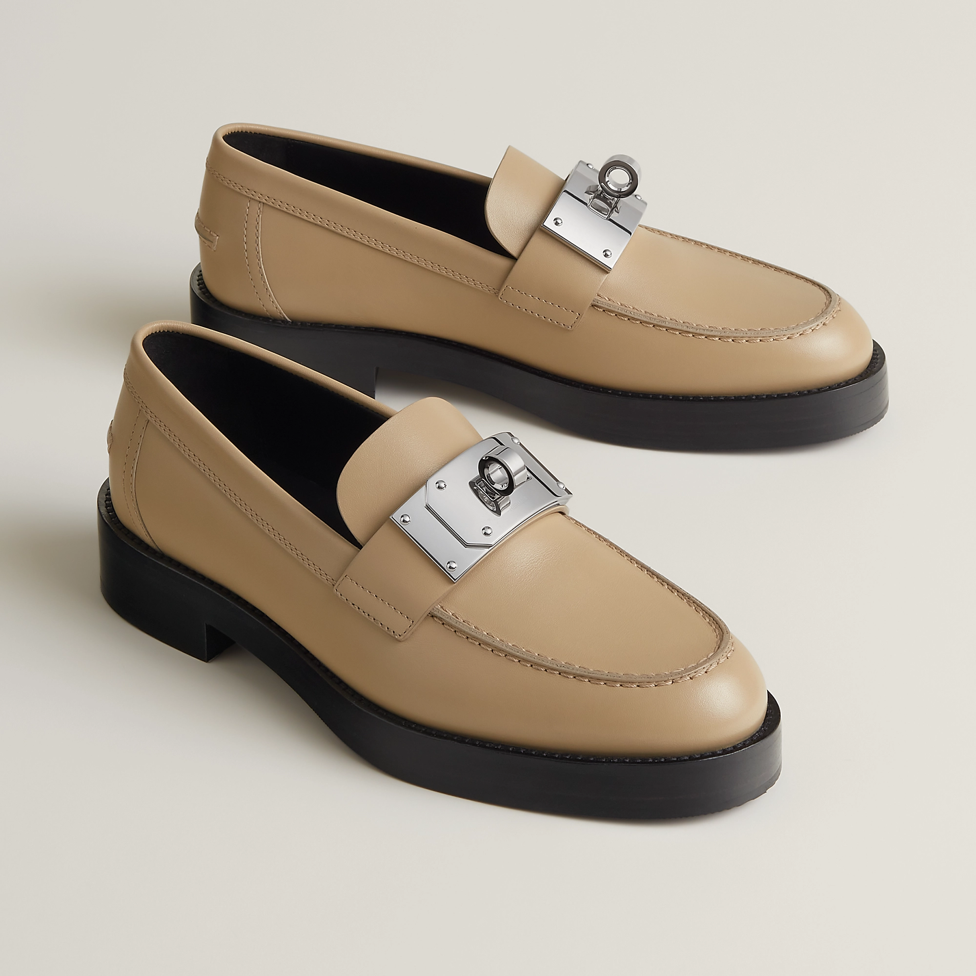 NIGO Hermes Hot loafer Beige #nigo334035