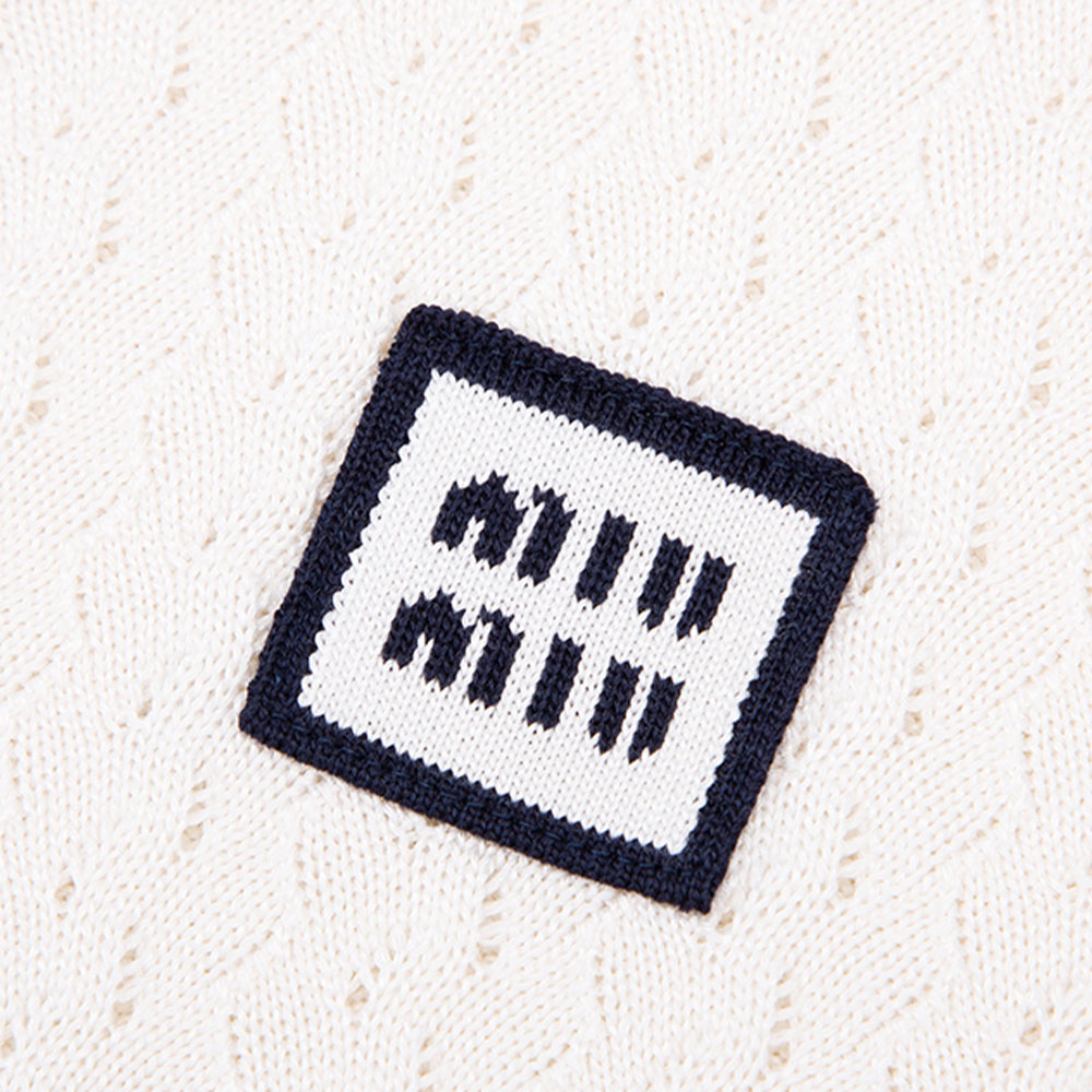 NIGO MiuMiu Fw25 Contrast Color Hollow Pullover Polo Shirt #nigo334131