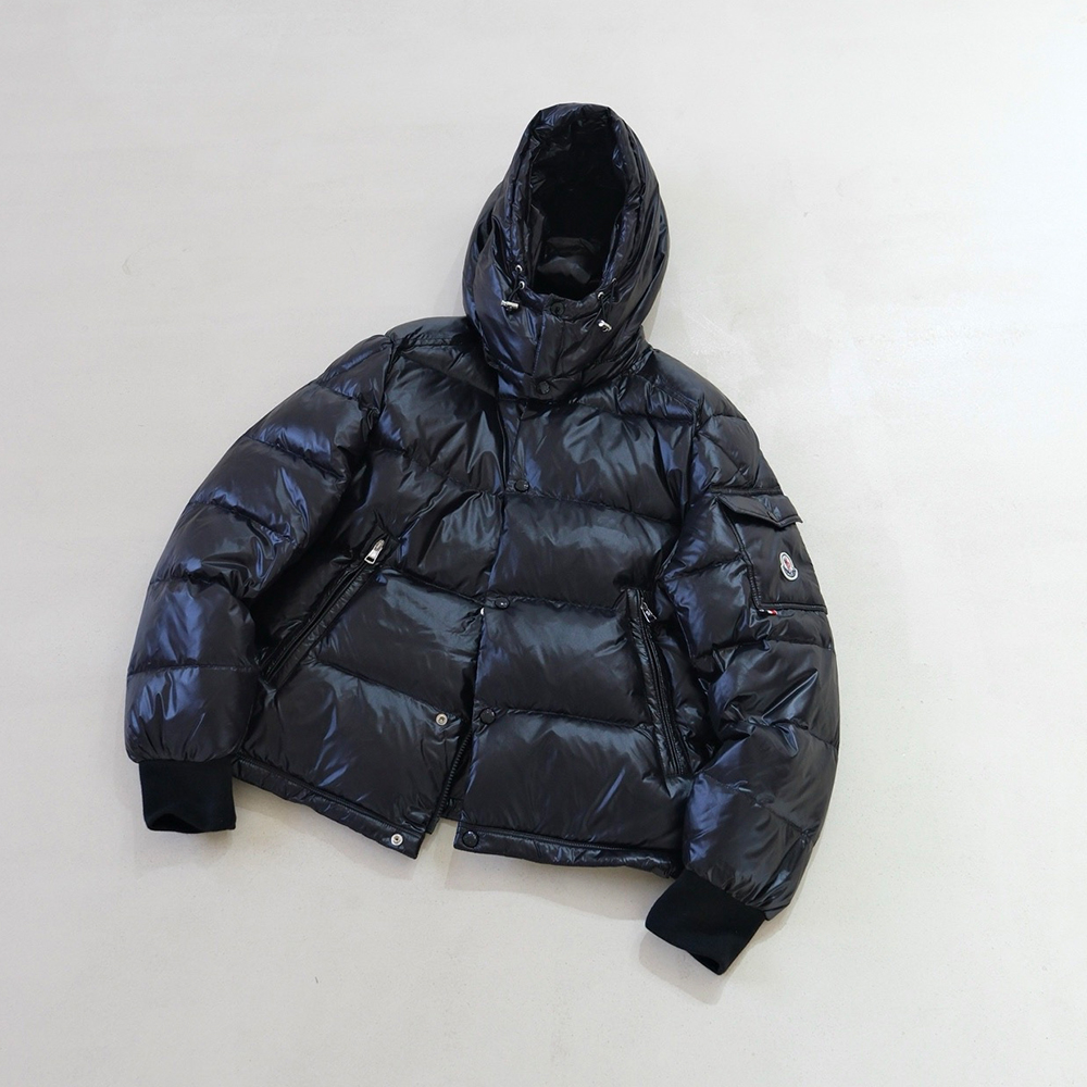 NIGO Moncler Black Maljasset Hooded Short Down Jacket #nigo334164