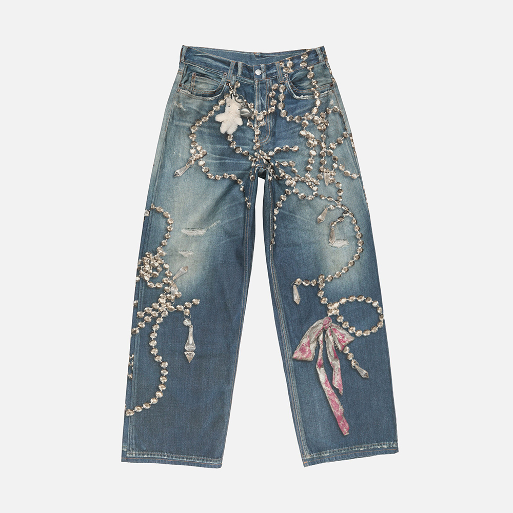 NIGO Acne Studios Loose fit jeans 1981 Mid blue #nigo333824