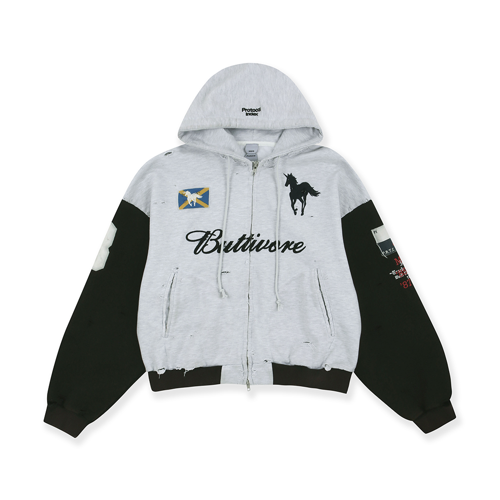 NIGO Protocol Index Buttivore Zip Hoodie White #nigo334224