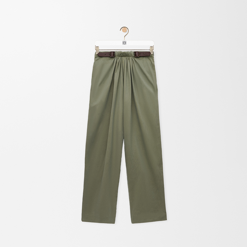 NIGO LOEWE Belted jacket Pants cotton Green #nigo334233