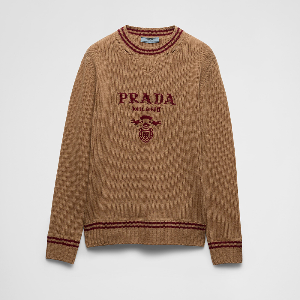 NIGO PRADA Wool And Cashmere Crewneck Sweater #nigo334294