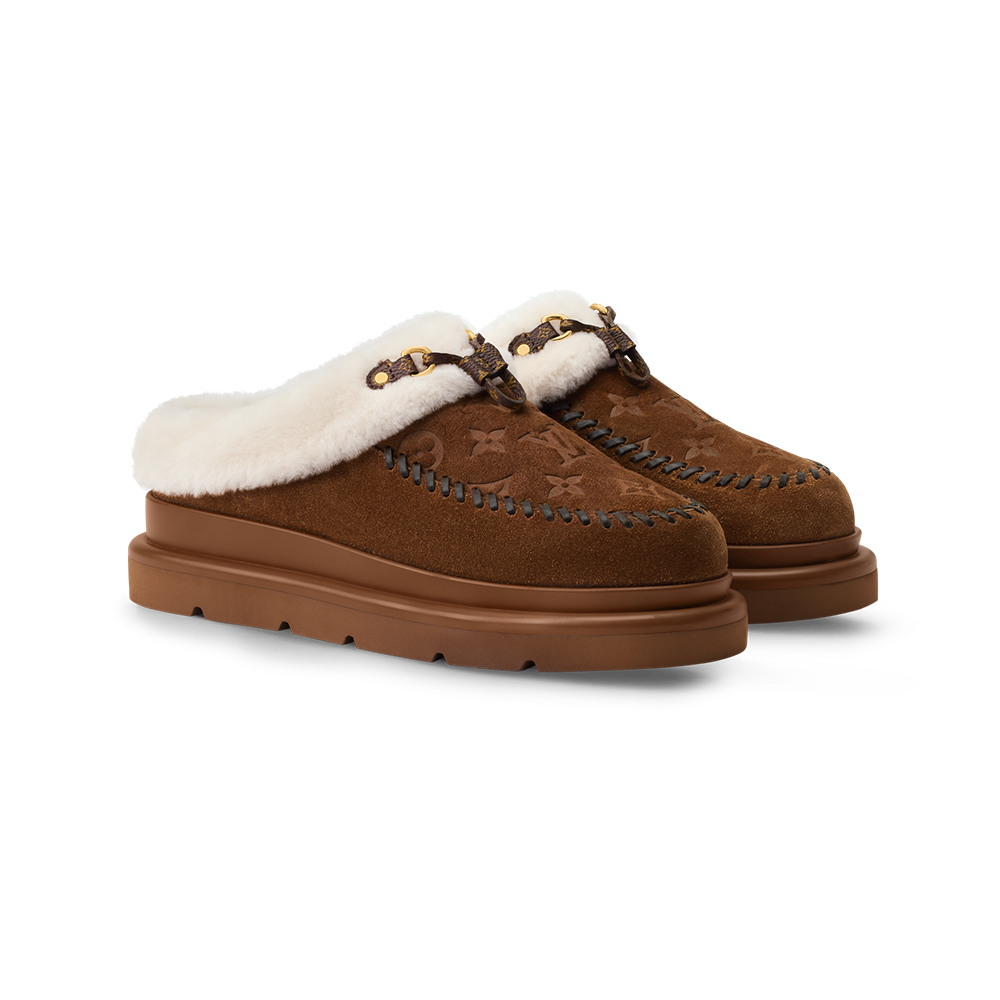 NIGO Louis Vuitton Cortina Closed Mule Shoes #nigo334366