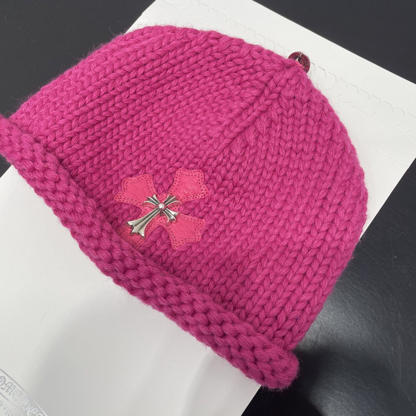 NIGO Chrome Hearts Silver Jewelry Cowhide Cross Thick Needle Cold Hat #nigo334408