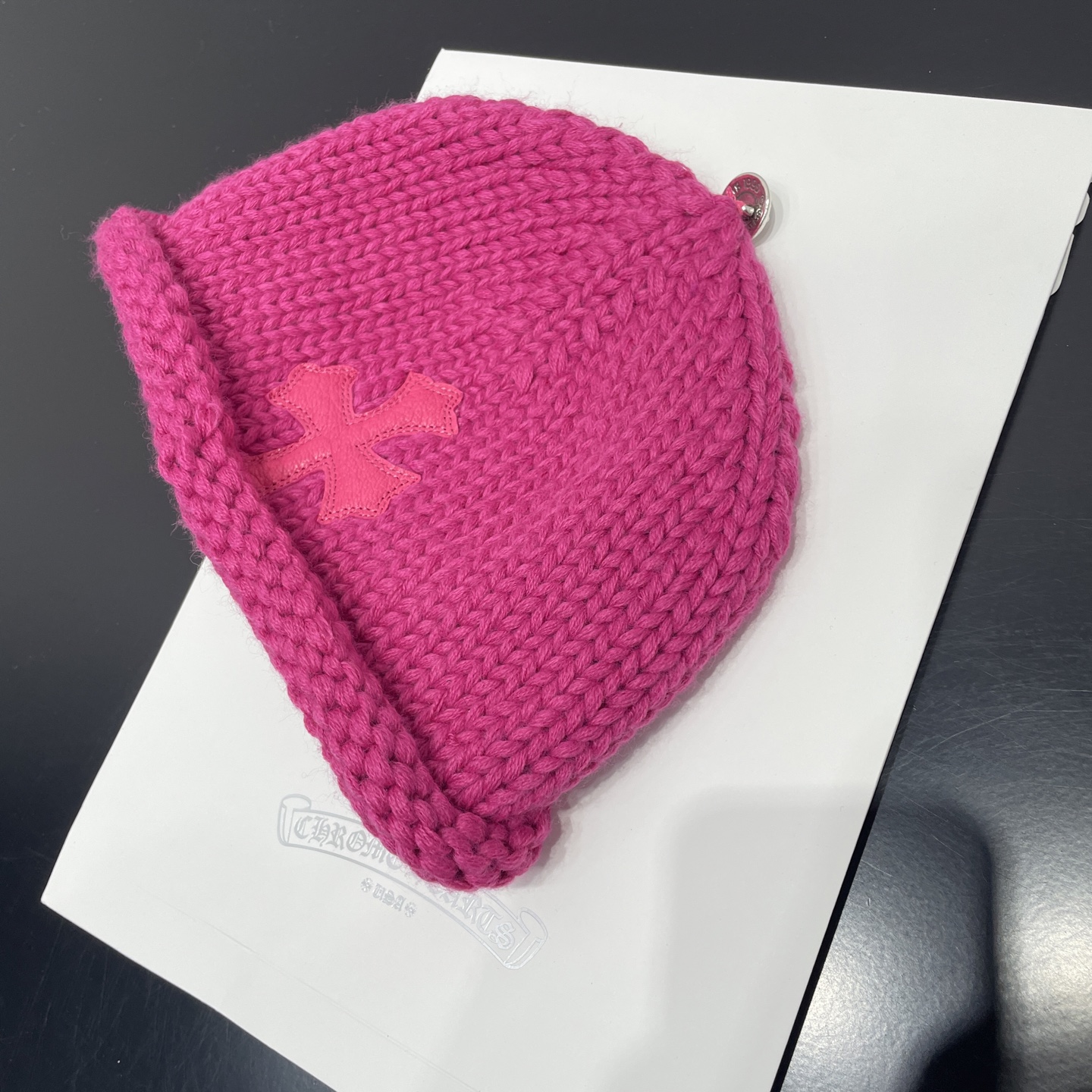 NIGO Chrome Hearts Cowhide Cross Thick Needle Cold Hat #nigo334409