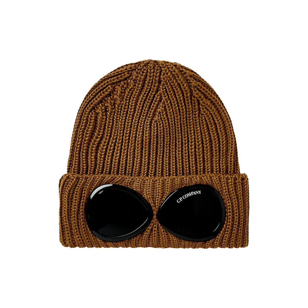 NIGO C.P. Company Extra Fine Merino Wool Goggle Beanie #nigo334404
