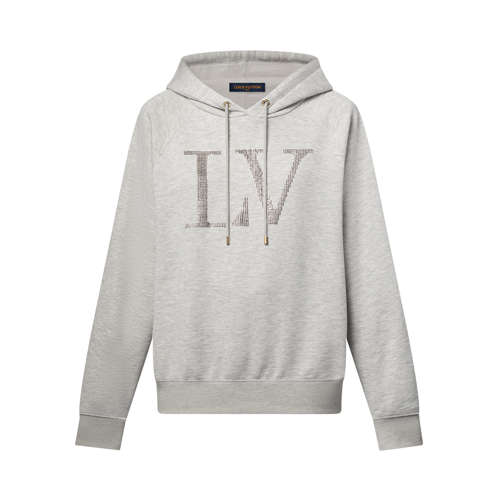 NIGO Louis Vuitton Rhinestone Signature Hoodie #nigo334454