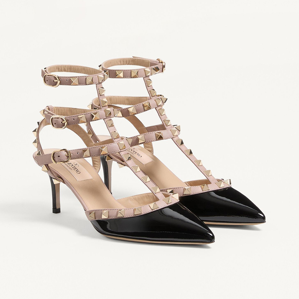 NIGO Valentino Rockstud Caged Pump 65mm Poudre #nigo334615