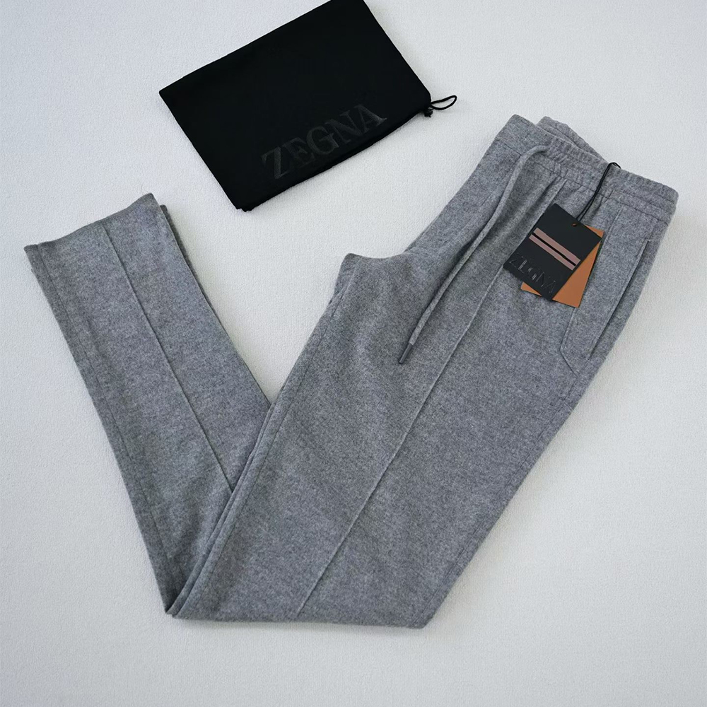 NIGO Zegna Grey Mélange Wool Joggers #nigo334675