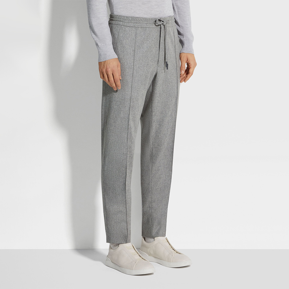NIGO Zegna Grey Mélange Wool Joggers #nigo334675