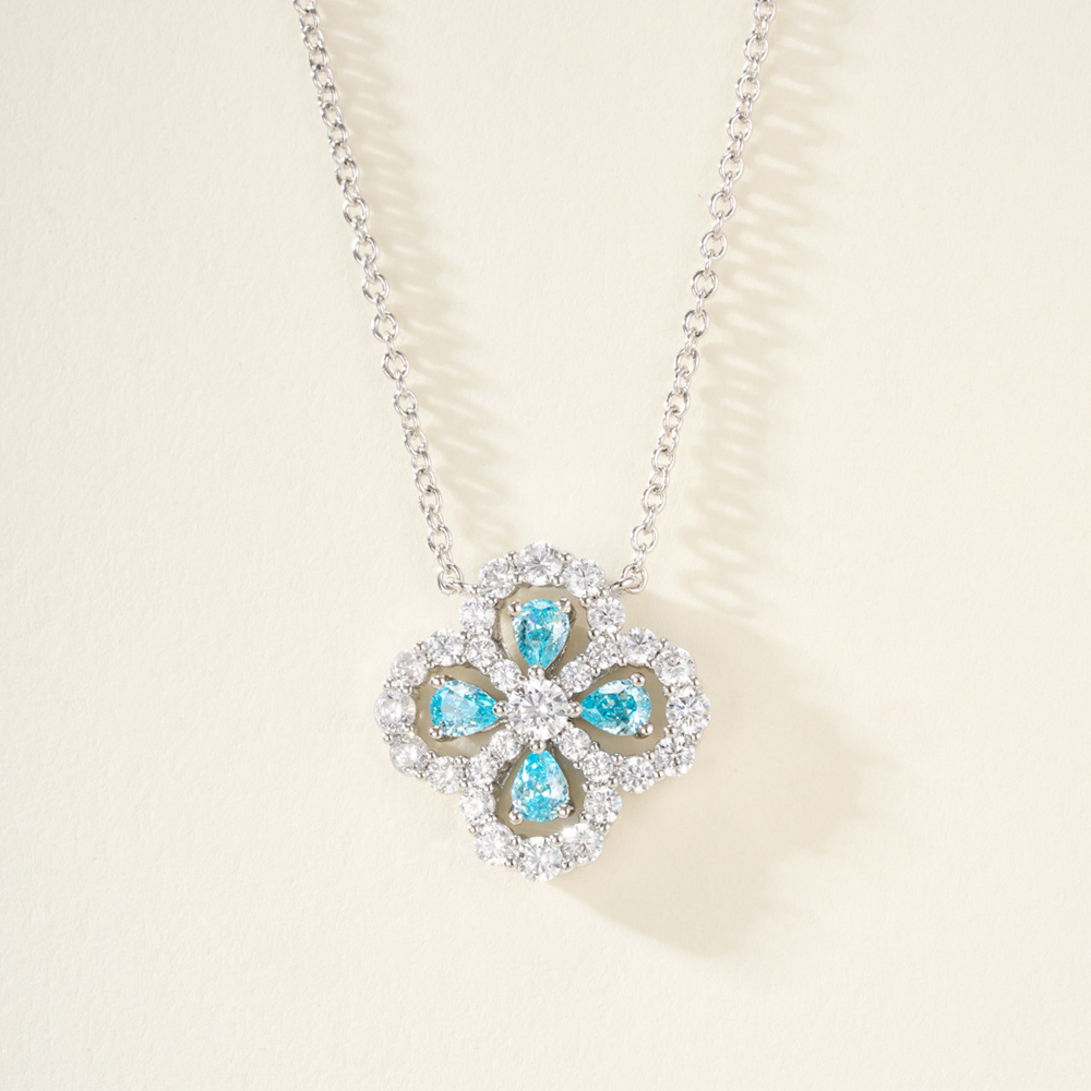 NIGO Harry Winston Diamond Loop Full Motif Aquamarine and Diamond Pendant #nigo332888