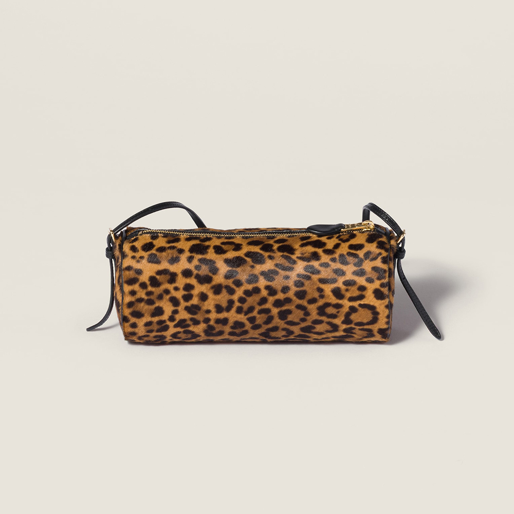 NIGO MiuMiu Honey Printed Leather Pouch #nigo334715