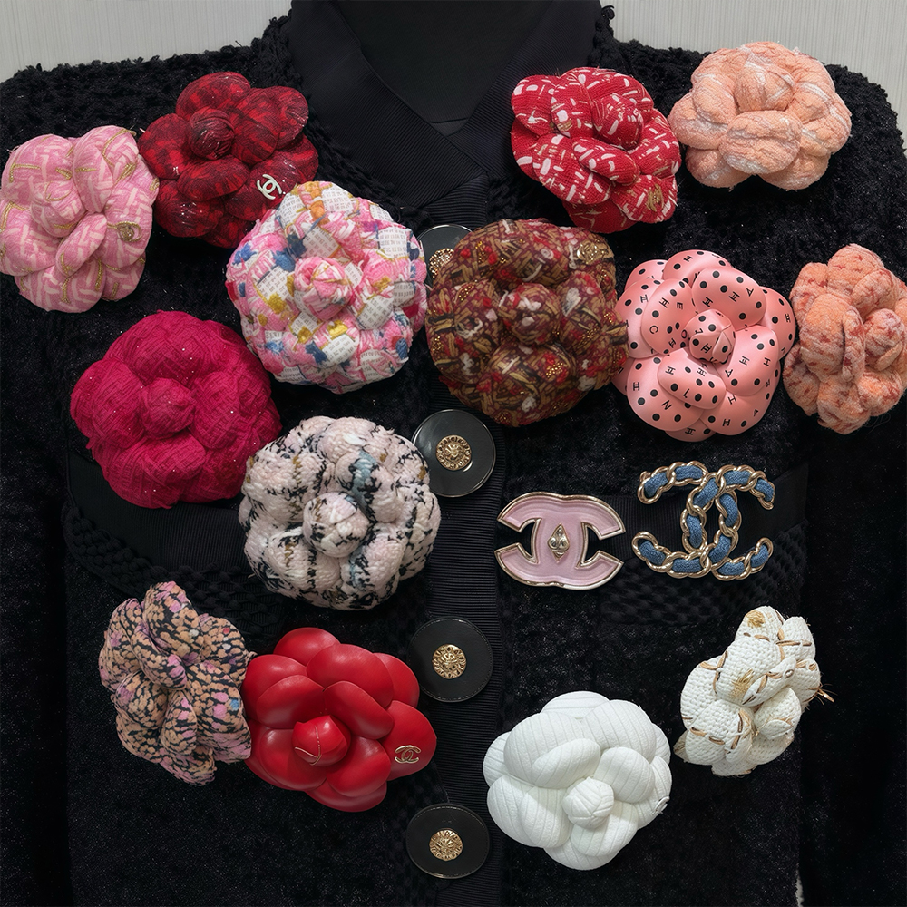 NIGO Chanel Camellia Brooch Collection #nigo334702