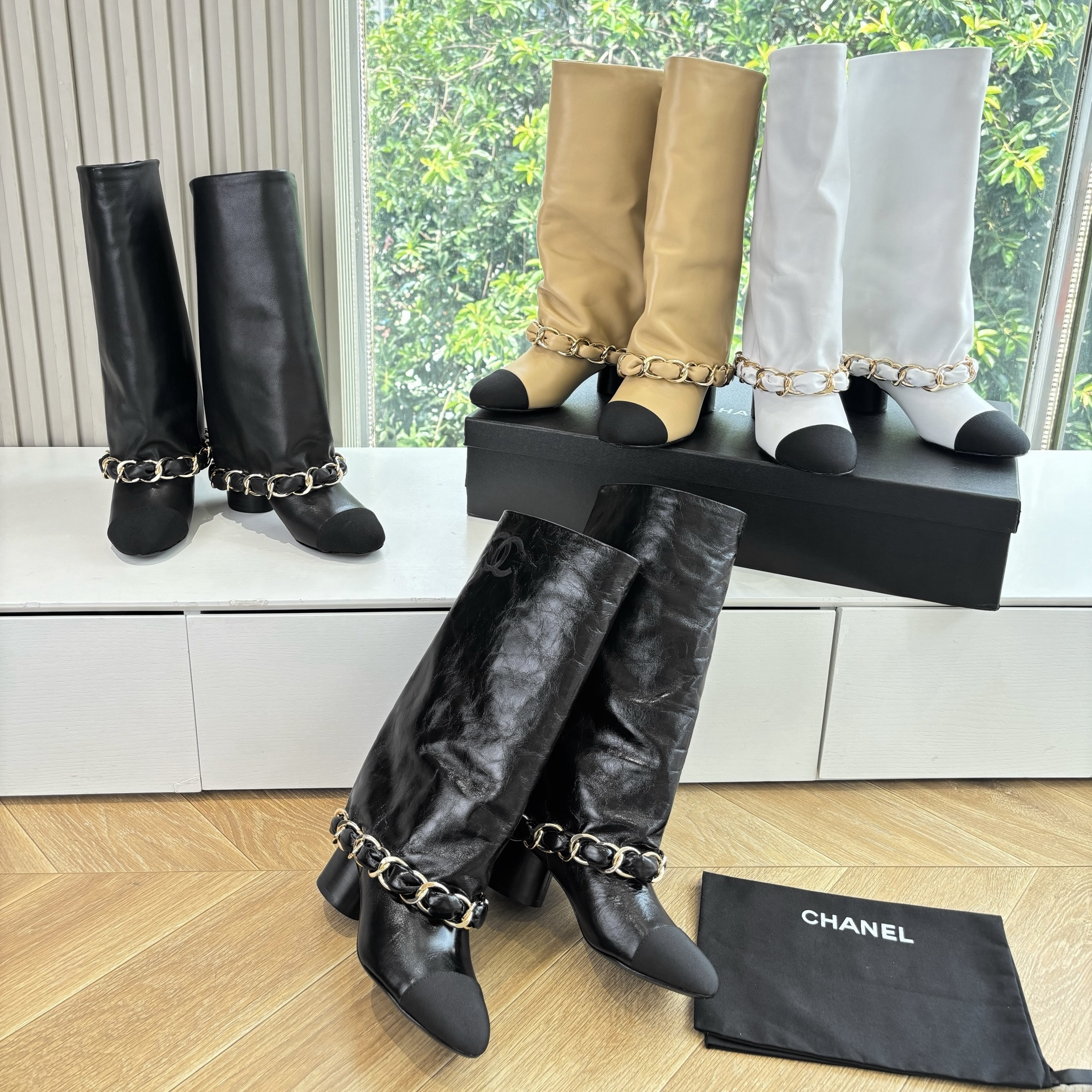 NIGO Chanel Women's Letter Knight Boots #nigo334916