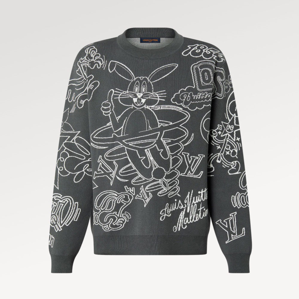 NIGO Louis Vuitton LV Rabbit Cartoon Knitted Sweater #nigo334961