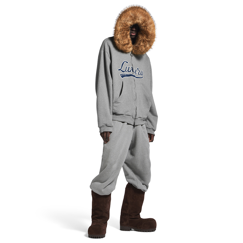 NIGO Balenciaga Men's Luxury Script Oversized Zip-up Hoodie Pants #nigo334802