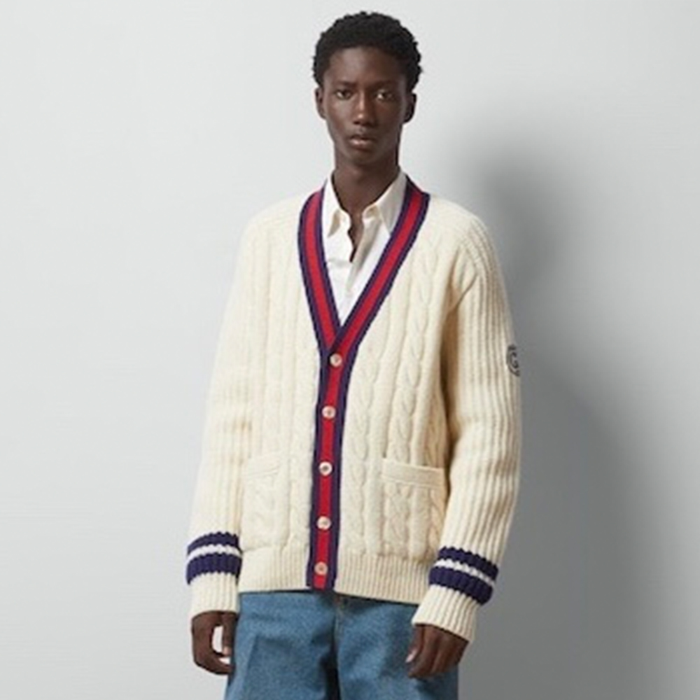 NIGO Gucci Men's and Women's Striped Cardigans #nigo335003