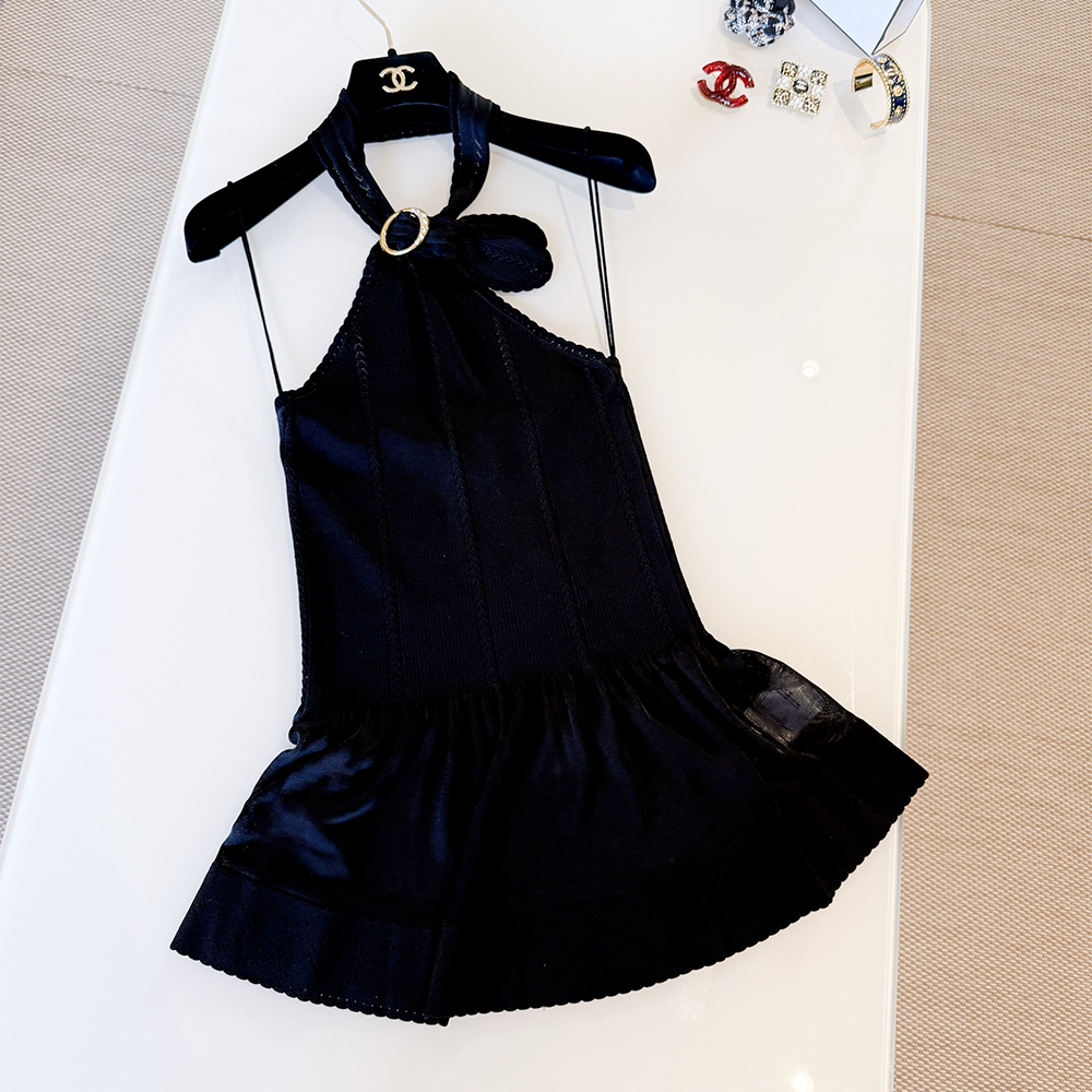 NIGO Chanel Top Silk Black White #nigo335459