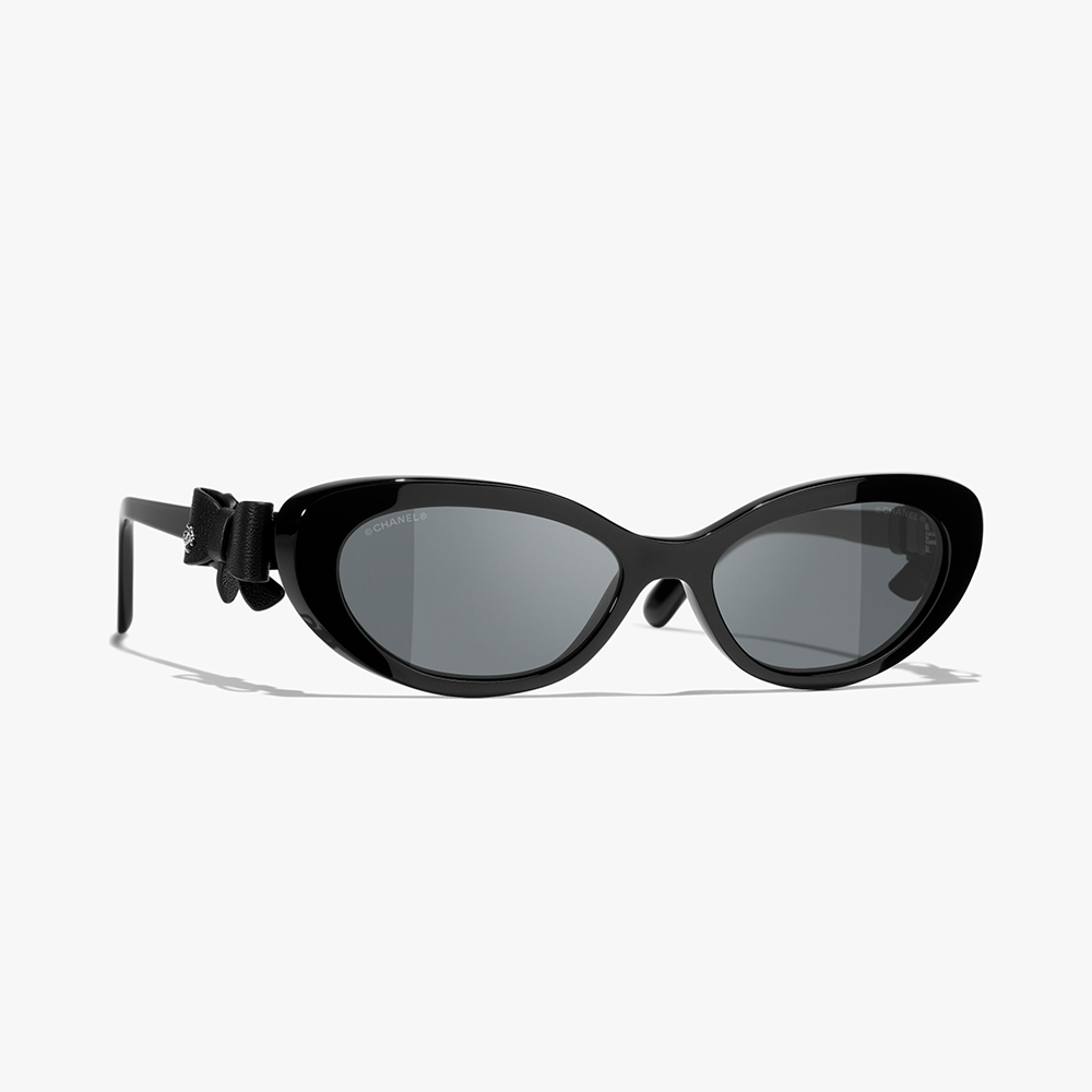 NIGO Chanel Cat Eye Sunglasses Acetate Calfskin #nigo335511